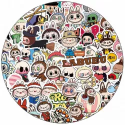 Jedlý papier na vystrihnutie Labubu všetkých 19,5 cm