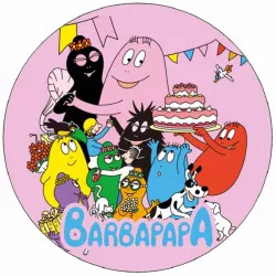 Jedlý papier Barbapapa 19,5 cm