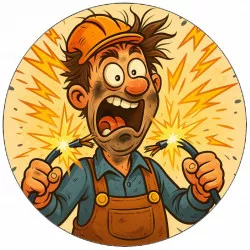 Jedljiv papir Električar 19,5 cm