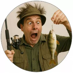 Jedlý papier rybár - ryba sama skáče na háčik 19,5 cm