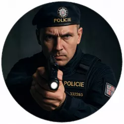 Jedlý papier policie 19,5 cm