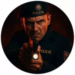 Jedlý papier polícia v akcii 19,5 cm