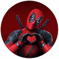 Jedlji papir Deadpool 19,5 cm