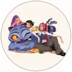 Jedlý papier K-pop Lovkyňa démonov anime 19,5 cm