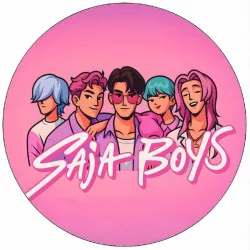 Jedlý papier K-POP Lovkyňa démonov Saja Boys 19,5 cm