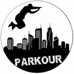 Jedlý papier parkour skok grafika 19,5 cm