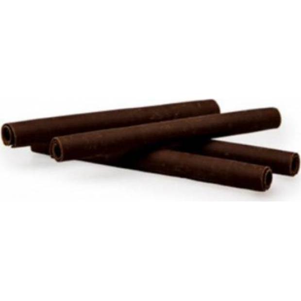 Čokoládové ruličky tmavé 8,5 cm (15 ks)