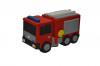 Požiarne auto nejedlá cukrová dekorácia 14x8x6 cm