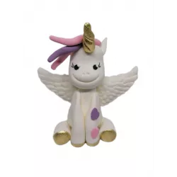 Jednorožec s krídlami nejedlá cukrová dekorácia 10cm
