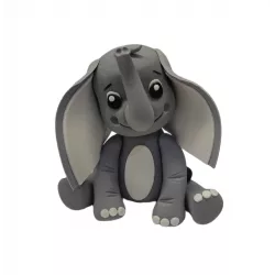 Slon nejedlá cukrová dekorace 8x8 cm