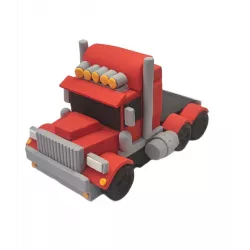 Americký ťahač nejedlá cukrová dekorácia 12x8x7 cm