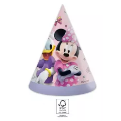 Papierové párty čepičky Minnie a Daisy 6ks