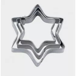 Sada vykrajovatiek hviezd o 4 / 5 / 6 cm