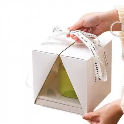 Krabica na tortu 1 ks 23 x 23 x 24 cm