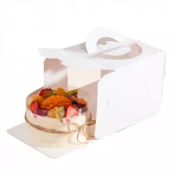 Krabica na tortu 1 ks 26 x 26 x 17 cm