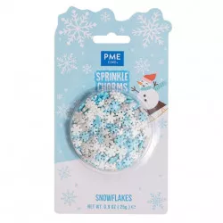 Vánočné zdobenie snehová vločka 25g