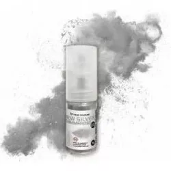 Potravinářské farbivá Náplň do rozprašovaču New Silver Shimmering (5 g)