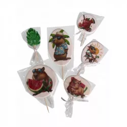 Cukrová dekorace Kapibára relax TOP