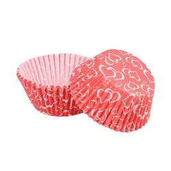 Cukrárenský košíček srdiečka 50x30mm 1000ks