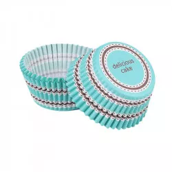 Cukrárenský košíček teal delicious 50x30 mm 1000 ks