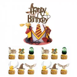 Zápich na tortu Happy birthday, Harry Potter 25 ks