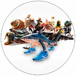 Jedlý papier Taliansky brainrot 19,5 cm