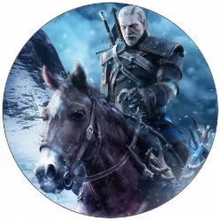 Jedlý papier zaklínač na koni 19,5 cm