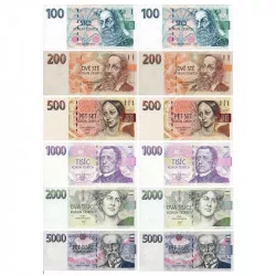 Jedlý papier na vystříhanie české bankovky - peniaze A4