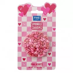 Cukrové zdobenie srdce 8,5x9mm, 25g