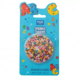 Cukrové písmenká 7mm, 25g