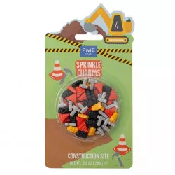 Cukrové zdobenie stavenišča 12 mm, 25 g