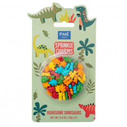 Cukrové zdobenie dinosaurov 11x14mm, 25g