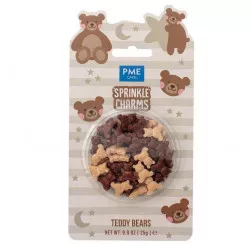 Cukrové zdobenie medvedíci 15 mm, 25 g