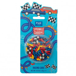 Cukrové zdobenie závodného auta 11x17mm, 25g