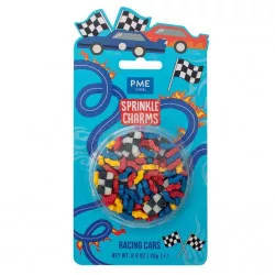 Cukrové zdobenie závodného auta 11x17mm, 25g