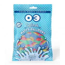 Farebné vodné balóniky, 100 ks