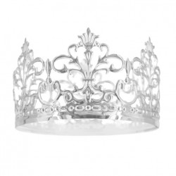 Strieborná tortová korunka, priemer 10 cm