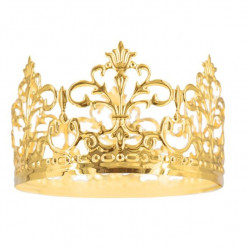 Zlatá dekorácia na tortu, priemer 10 cm