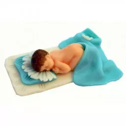 Bábika z modelovacej hmoty chlapček 10×5 cm