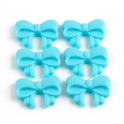 Modré mašličky 6 ks