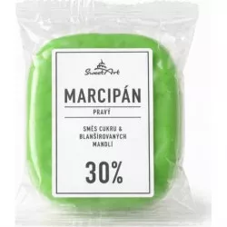 SweetArt Pravý marcipán zelený, 30 % mandlí (150 g)