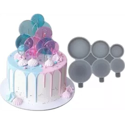 Silikónová forma na lízanky (6 ks)