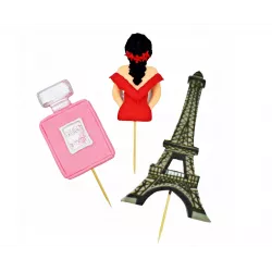 Cukrová figúrka dievčaťa v červenom v Paríži