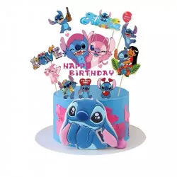Zápich na tortu Stitch, 10 ks