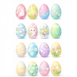 Jedlý papier A4 na vystrihnutie veľkonočného vajíčka