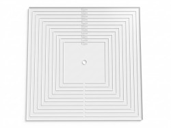 Plastová meracia podložka, štvorcová, 12–32 cm