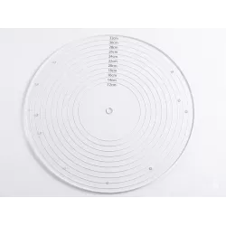 Meracia plastová podložka, priemer 12–32 cm