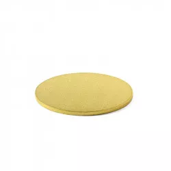 Zlatá podložka pod dort 25 cm, tloušťka 1,2 cm