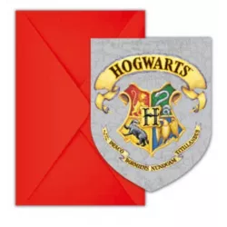 Papierové pozvánky Harry Potter, 6 ks