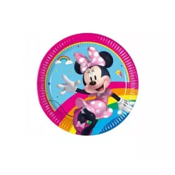 Papierové taniere Minnie 19,5 cm, 8 ks